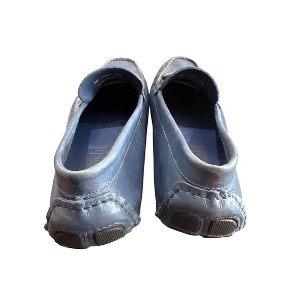Mercanti Fiorentini Mens Blue Leather Slip-On Loafers Size 10M SKU8117 - Picture 9 of 15